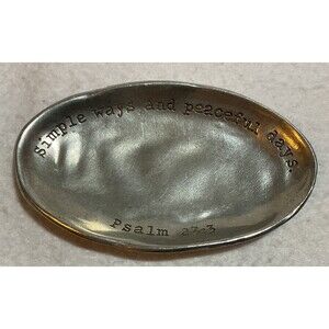 Mary And Martha Accents Trinket Dish Simple Ways & Peaceful Days